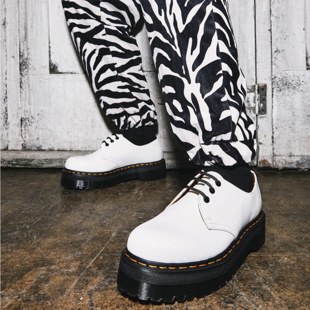 1461 QUAD SMOOTH LEATHER PLATFORM SHOE DR. MARTENS NWT